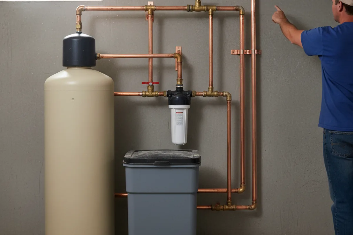Whole-house water treatment system installed in Jonesburg